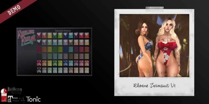 ~Rebellious Rose~ Rhoane Swimsuit V1 DEMO (Add Me)