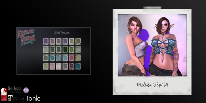 ~Rebellious Rose~ Melissa Top V1