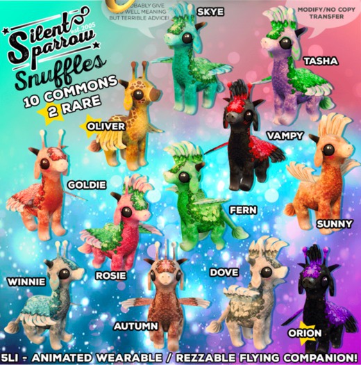 ~silentsparrow~ Snuffle Full Set