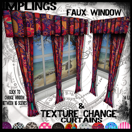 ..::Implings::.. Faux window & Curtain ( HUD-ADD me)