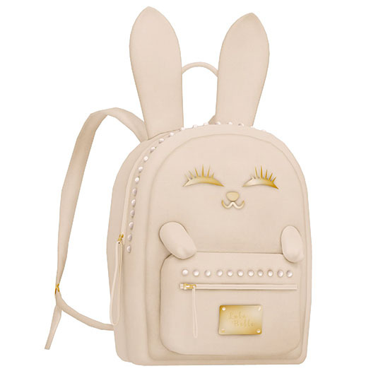 {Lula Belle} Bunny Backpack - Cream {Boxed}