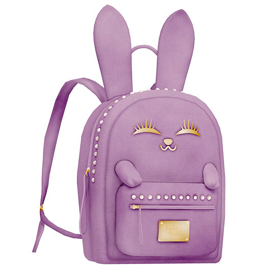 {Lula Belle} Bunny Backpack - Lilac {Boxed}