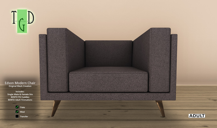 ~GD~ Edson Modern Chair - PG