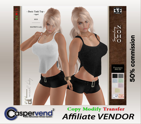 ! Affiliate Vendor [NOHO] - Basic Tank Top