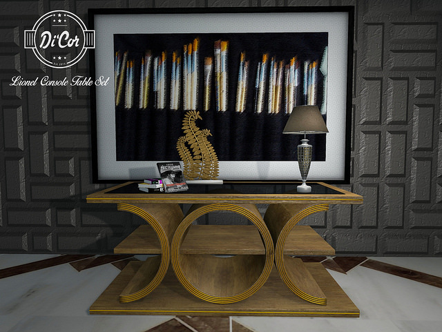 Di'Cor Lionel Console Table [White]