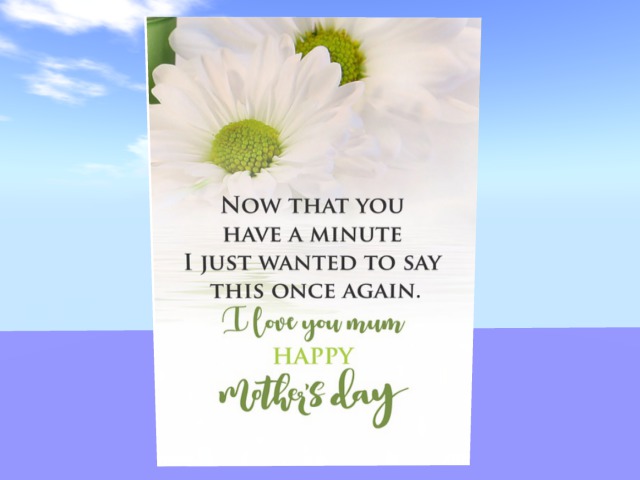 MagDilly, Daisy Mother's Day Card