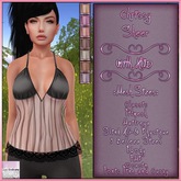 Chrissy Top With Hud Sheer