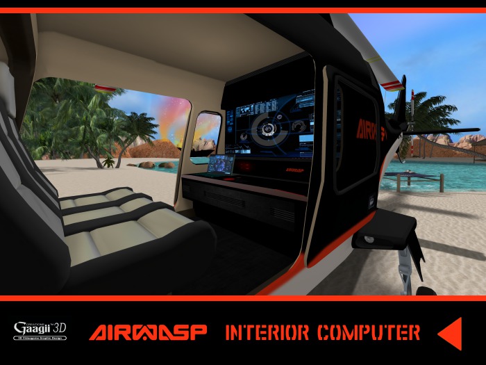 Gaagii 3D - Airwasp Interior Computer -D-109