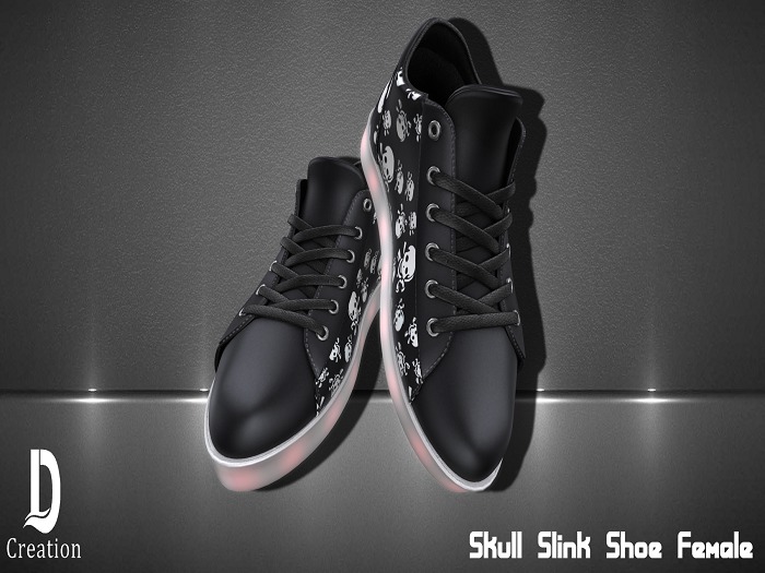 *DC* Skull Slink Shoe Female
