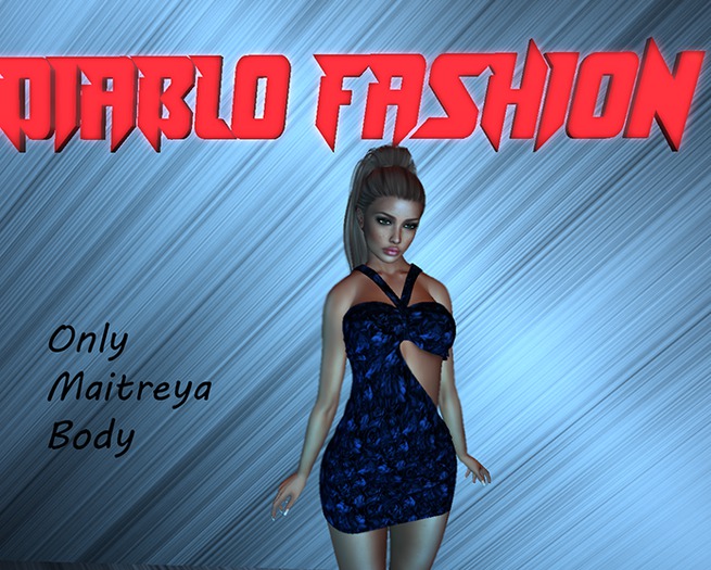 Diablo fashion Rose dress maitreya  Blue