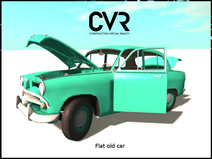 Flat old car