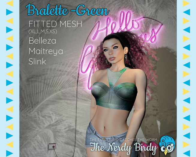 TBN - Green Bralet