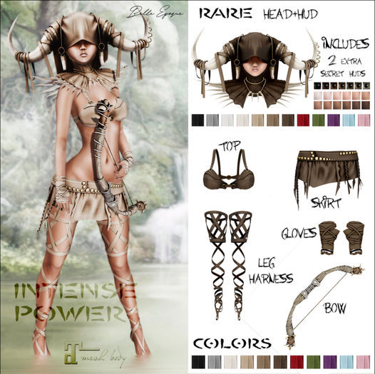 Belle Epoque { Intense Power } Leg Harness Purple (Box)