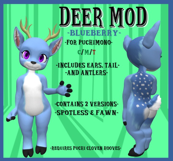 Deer - Blueberry - Puchimono Mod