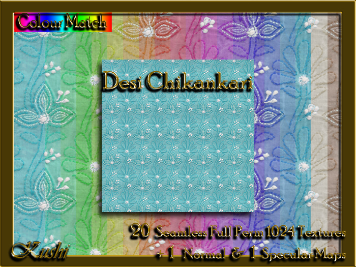 Desi Chikankari Textures