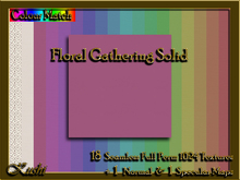 Floral Gathering Solid Seamless Textures