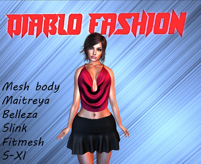 Diablo fashion Mini skirt Black 