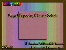 Regal Tapestry Classic Solid Seamless Textures 