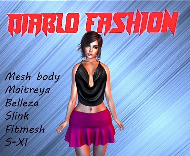Diablo fashion Mini skirt Fuchsia 
