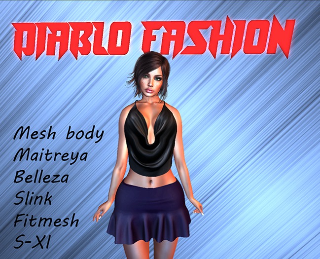 Diablo fashion Mini skirt Purple 