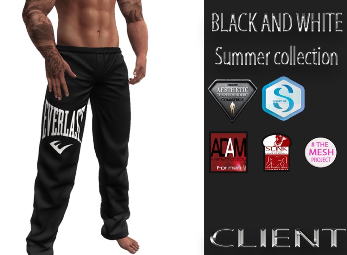 CLIENT Pants  EVERLAST black