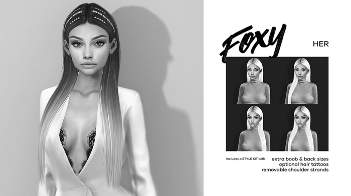 #Foxy - Her Hair DEMO (wear to unpack)