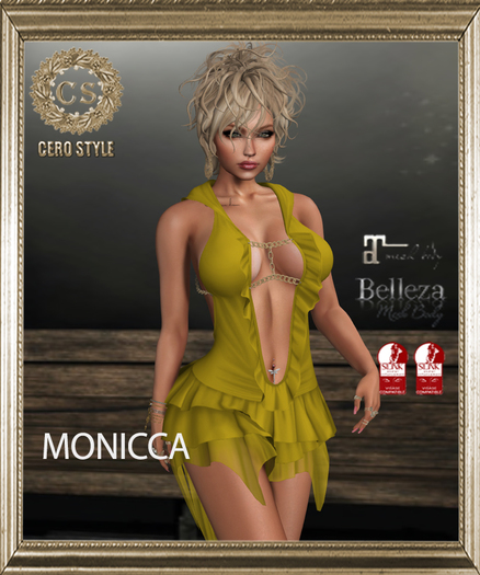 CERO STYLE Monicca Dress Yellow