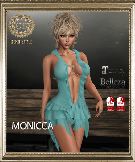 CERO STYLE Monicca Dress Blue
