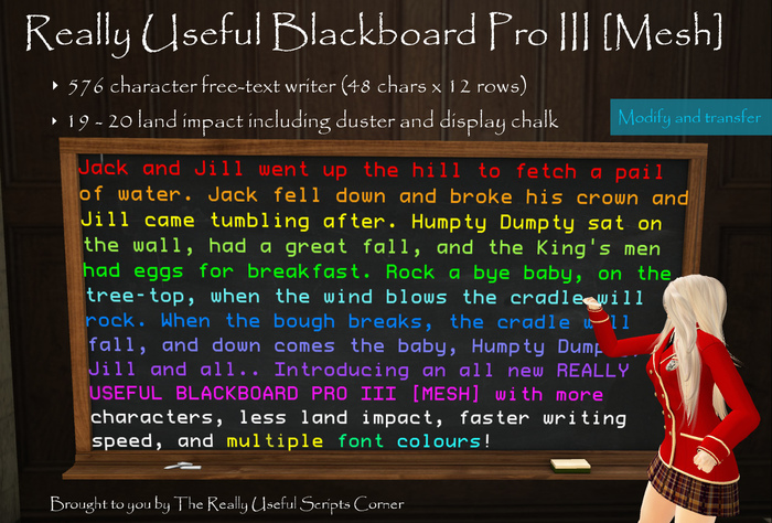 Really Useful Blackboard Pro III [Mesh]