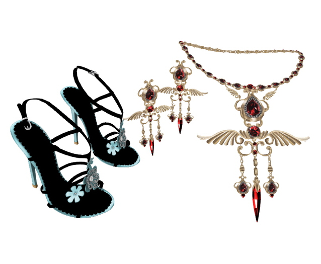 Hoop Dress Frea Accessories & Heel Box