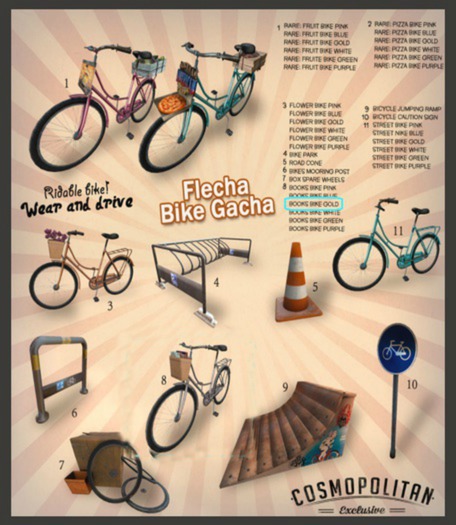 FLECHA Fruit bike - RARE - white