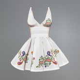 Paisley Applique Dress (Slink) box