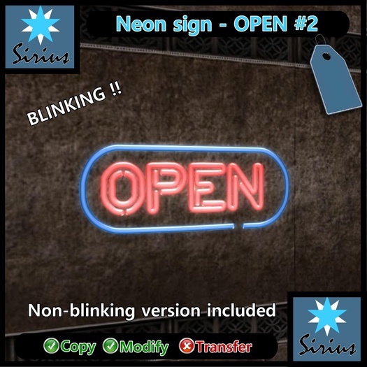 Neon Sign - Open #2