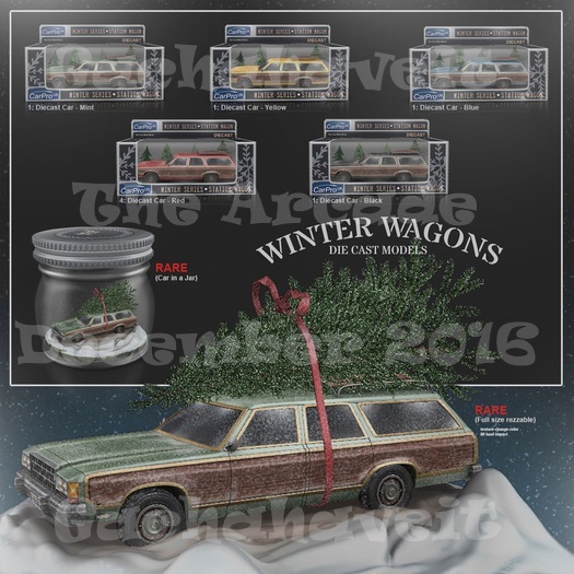 [Con.] Winter Wagons - Die Cast Car - Mint