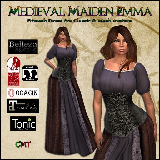 GW Medieval Maiden Emma - Purple