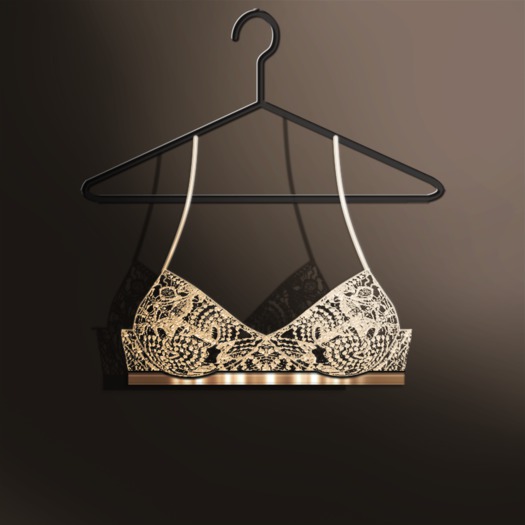 Naive. Rosemary Lace Bra - Cream