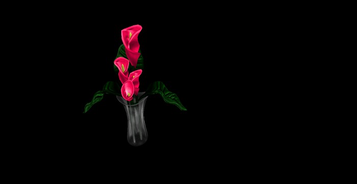 Lillies Vased Pink