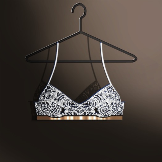 Naive. Rosemary Lace Bra - White