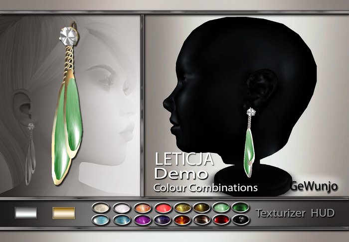 GeWunjo : LETICJA earrings DEMO