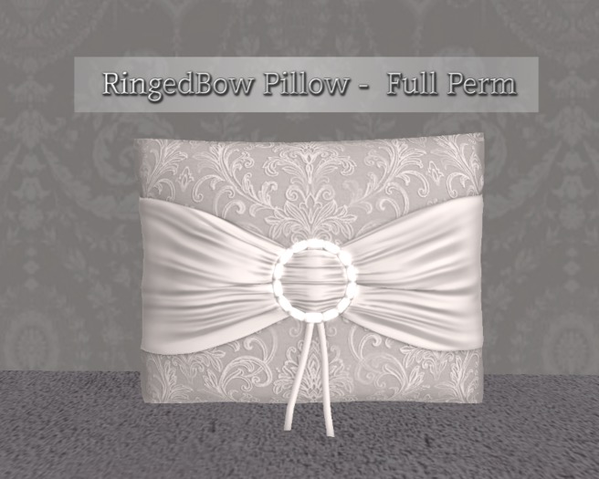 RingedBow Mesh Pillow - full perm