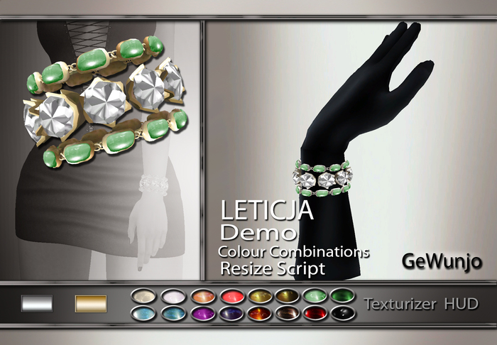 GeWunjo : LETICJA bracelets DEMO