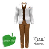 ME! Manic Elf "Cecil" Edwardian Suit - Brown (box)