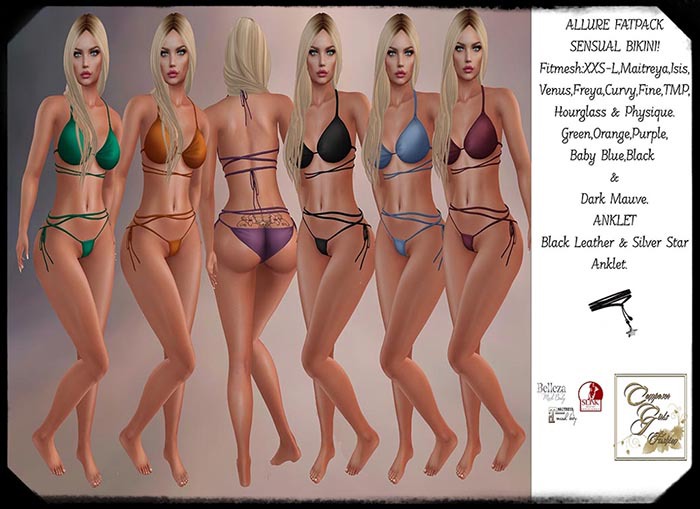 !CGF-*Allure*  Bathing Suit With (6)HUD