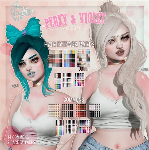 .Olive. the Perky Hair - FATPACK [Rez]  RARE
