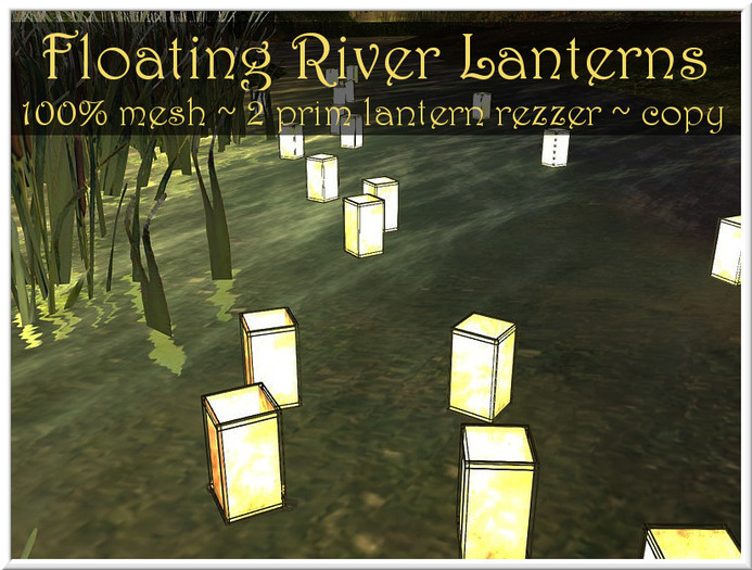 LOVE - RIVER LANTERNS - VINTAGE WHI - (ADD ME AND TOUCH SCREEN)
