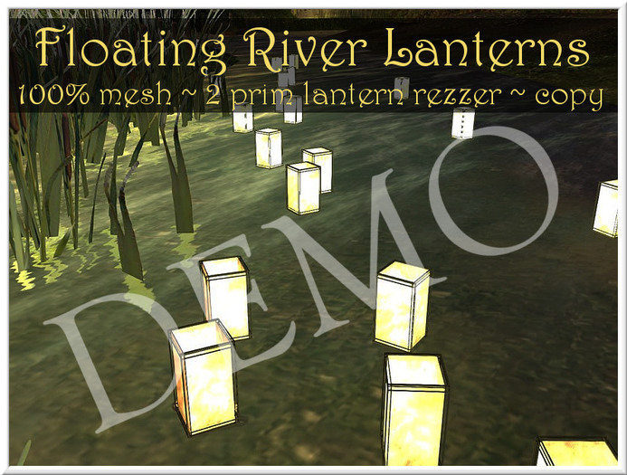 LOVE - RIVER LANTERNS DEMO - (ADD ME AND TOUCH SCREEN)
