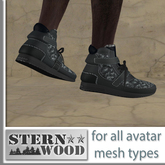 {JS} Mesh Sneakers - grey Camo + White - 2 pair