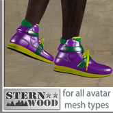 {JS} Mesh Sneakers - MardiGrass + White - 2 pair