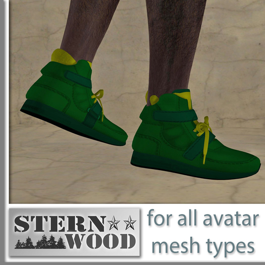 {JS} Mesh Sneakers - St.Patricks + White - 2 pair