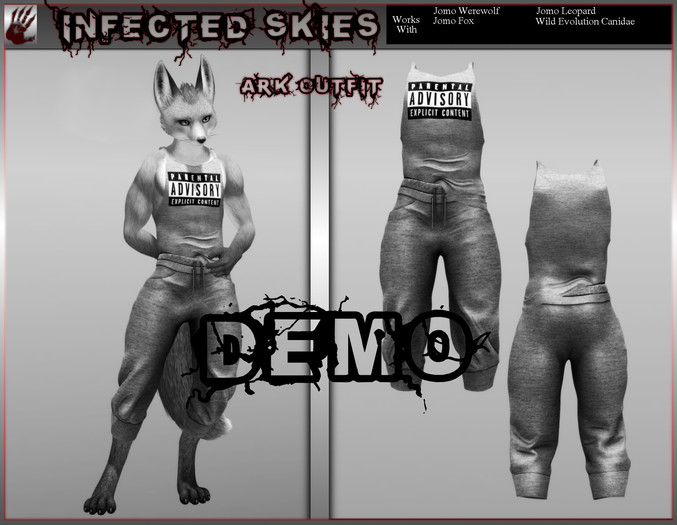 *IS DEMO* Ark Outfit Furry *New Sizes Included*